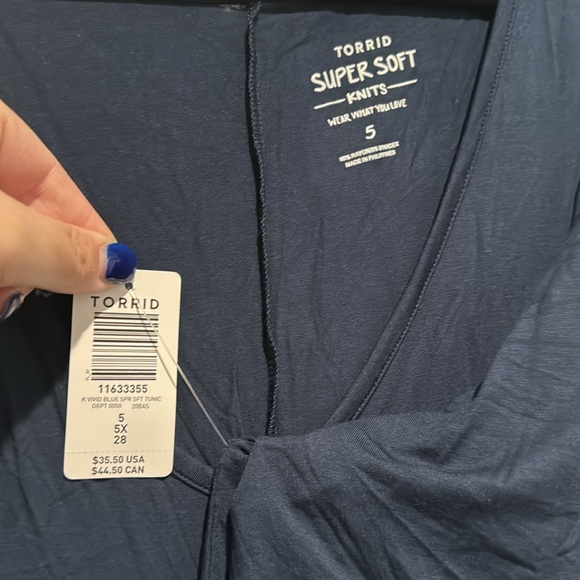 Brand New short sleeve Long Tunic shirt - Picture 4 of 4